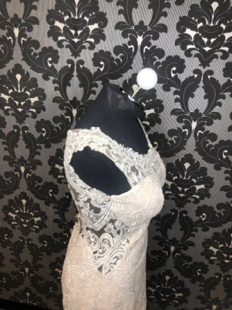 Something Blue Essense Of Australia D2322 Wedding Dress Sequin/Lace AS IS SMALL STAIN FRONT 5 Something Blue Essense Of Australia D2322 Wedding Dress Sequin/Lace AS IS SMALL STAIN FRONT