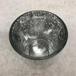 Something Blue Votive Holder Mercury Glass Silver Size 2.5" CANDLES