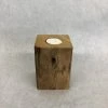 Something Blue Tea Light Holder Wood Size 4.5" WOOD DECOR