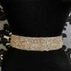 Something Blue Augusta Jones Belt Rhinestone Silver Size 16 BELTS