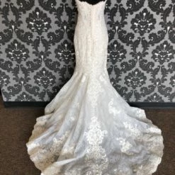 Something Blue WEDDING DRESSES Allure Bridal 9666 Size 6 Ivory Sequin And Lace Sweetheart Mermaid