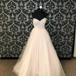 Something Blue Blush By Hayley Paige BL1809 Wedding Dress Tulle/Beads Blush Size 10