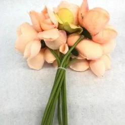 Something Blue DECOR Peony Size 9ct Floral Peach FLORAL