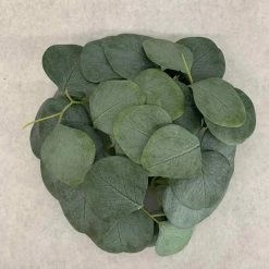 Something Blue Greenery Size 7.5" Eucalyptus Green Candle Ring