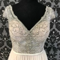 Something Blue Stella York 6628 SERENITY Wedding Dress Beaded/Tulle Size 12 "PRICED AS IS"