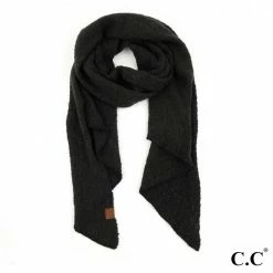 Something Blue Wedding Emily Super Soft Scarf Black THE PARLOUR