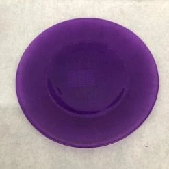 Something Blue Chargers Glass Purple Size 12" CHARGERS DECOR