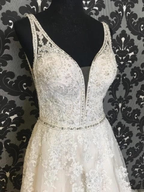 Something Blue Martina Liana MABLE 954 Women's Wedding Dress Beaded/Lace/Tulle A-line WEDDING DRESSES 5 Something Blue Martina Liana MABLE 954 Women's Wedding Dress Beaded/Lace/Tulle A-line WEDDING DRESSES