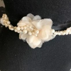 Something Blue Marionat 1059 Belt Pearl Ivory BELTS