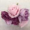Something Blue DECOR Bouquet Flowers Purples Size 9.5" FLORAL