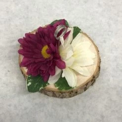 Something Blue Place Card Holder Wood/Floral Fuschia/Ivory Size 12ct SIGNS DECOR