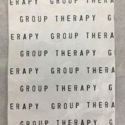 Something Blue Wedding Black/White Wine Bag Group Therapy