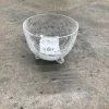 Something Blue Pier 1 Imports Bowl Crackle Glass Clear Size 2.75"x3.75" Dish GLASSWARE