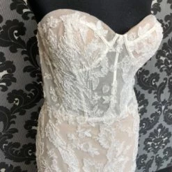 Something Blue CallaBlanche 121235 Wedding Dress Size 16 Beaded Ivory Strapless Fit & Flare WEDDING DRESSES