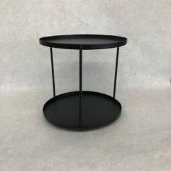 Something Blue DECOR Cake Stand Size 8"x7.5" Metal Black 2 Tier CAKE ACCESSORIES