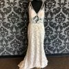 Something Blue Willowby Wedding Dress Lace Ivory/Nude Size 12 Sleeveless Sheath WEDDING DRESSES