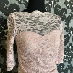 Something Blue FORMAL/MOTHER'S DRESSES Nightway 21301 Women Formal Lace Dusty Rose Size 4 FORMAL DRESSES