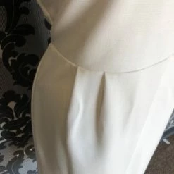 Something Blue FORMAL/MOTHER'S DRESSES Ann Taylor Formal Size 8 Poly Spandex Ivory