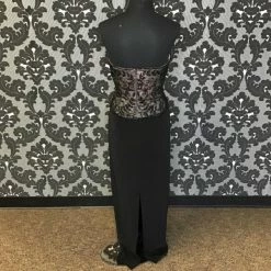 Something Blue Montage Women's Formal Beaded/Chiffon Black Size 16 2pc