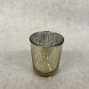 Something Blue Votive Mercury Glass Gold Size 2.5" CANDLES DECOR