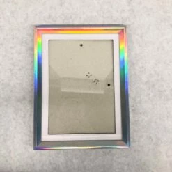 Something Blue Frame Wood/Glass Iridescent Size 5 X 7 SIGNS DECOR