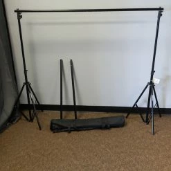 Something Blue DECOR PICK UP ONLY Backdrop Stand Size 8.5'x10' Metal Black SIGNS