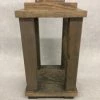 Something Blue Lantern Wood Gray Size 14.25"x7.25" WOOD DECOR