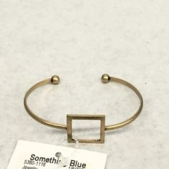 Something Blue Bracelet Metal Gold Jewelry