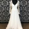 Something Blue Sincerity Bridal 3972 Wedding Dress Tulle/Lace Ivory Size 12