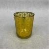Something Blue DECOR Votive Holder Size 3" Glass Gold CANDLES