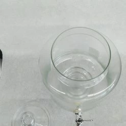 Something Blue DECOR Drink Dispenser Size 15.5" Glass Clear CONTAINER