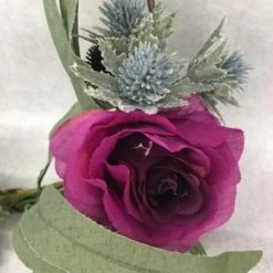 Something Blue DECOR Wreath Flowers/Greenery Blue/Purple/Green Size 16