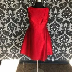 Something Blue Alfred Sung Women's Formal Taffeta Red Size 24 Cocktail