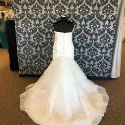 Something Blue Essense Of Australia D2907ZZZP Satin/Tulle AS IS STAINS, SNAGS ON BODICE