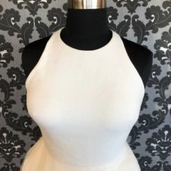 Something Blue WEDDING DRESSES Essense Of Australia D2987ZZ Women's Wedding Dress Crepe/Tulle