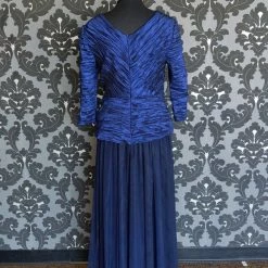 Something Blue FORMAL/MOTHER'S DRESSES Alex Evenings Formal Size 12 Satin Navy