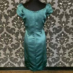 Something Blue FORMAL/MOTHER'S DRESSES Jasmine M150017 Women's Formal Satin/Lace Emerald Size 8 Cocktail