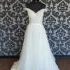 Something Blue As Is Wtoo Size 10 Off The Shoulder A-Line Wedding Dress WEDDING DRESSES