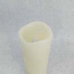 Something Blue As Is Pillar LED Ivory Size 4" CANDLES