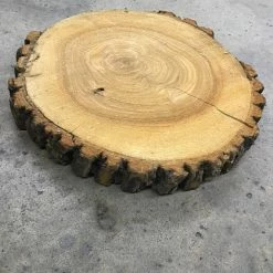 Something Blue Wedding Wood Cookie Wood Brown Size 11