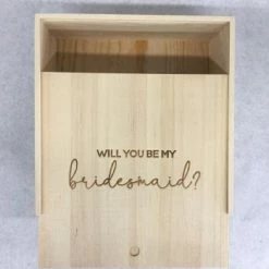 Something Blue Wedding Bridesmaid Proposal Box THE PARLOUR