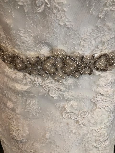 Something Blue Women Wedding Dress Lace Ivory Size 12 Cap Sleeve Fit & Flare WEDDING DRESSES 5 Something Blue Women Wedding Dress Lace Ivory Size 12 Cap Sleeve Fit & Flare WEDDING DRESSES