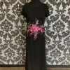 Something Blue FORMAL/MOTHER'S DRESSES David Meister Women's Formal Black/Hot Pink Size 14 Floor Length