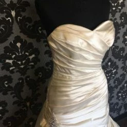 Something Blue Wedding Alabaster Size 10 WEDDING DRESSES