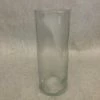 Something Blue Vase Glass Clear Size 9" Cylinder VASES AS IS