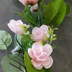 Something Blue DECOR Ashland Garland Greenery Blush/White/Green Size 6ft GARLAND