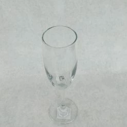 Something Blue DECOR Champagne Flute Size 8.5" Glass Clear Champagne Flute GLASSWARE