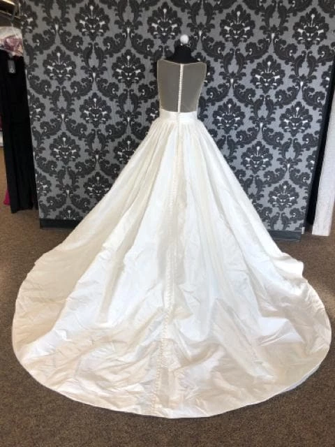 Something Blue Justin Alexander Size 12 Ivory Higneck Sleeveless Satin Ballgown Wedding Dress 6 Something Blue Justin Alexander Size 12 Ivory Higneck Sleeveless Satin Ballgown Wedding Dress