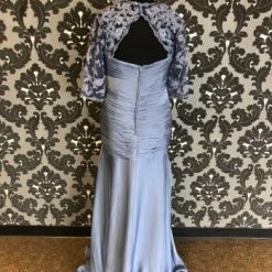 Something Blue Size 14 Wedgewood Montage Floor Silk 3/4 Length FORMAL DRESSES FORMAL/MOTHER'S DRESSES