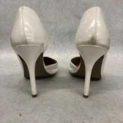 Something Blue NEW ARRIVALS Juicy Couture Heels Patent Leather White Size 8 SHOES